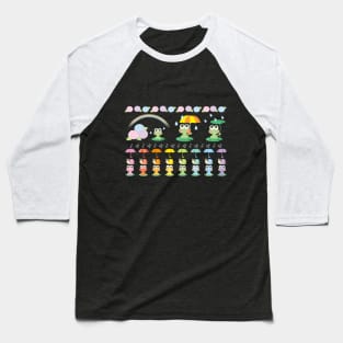 Halloween Frog Party Baseball T-Shirt